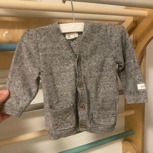 Newbie Gray Cardigan Sweater for boys